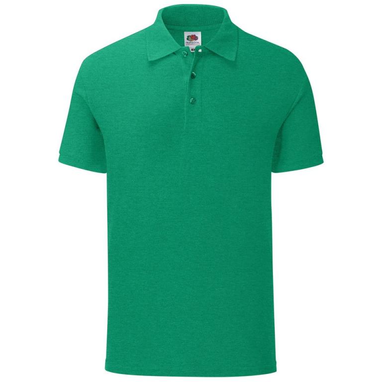 Iconic polo Heather Green