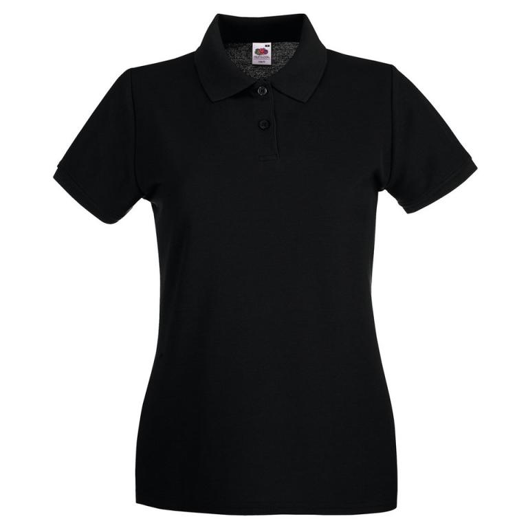 Women's premium polo Black