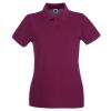 Women's premium polo Burgundy