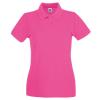 Women's premium polo Fuchsia