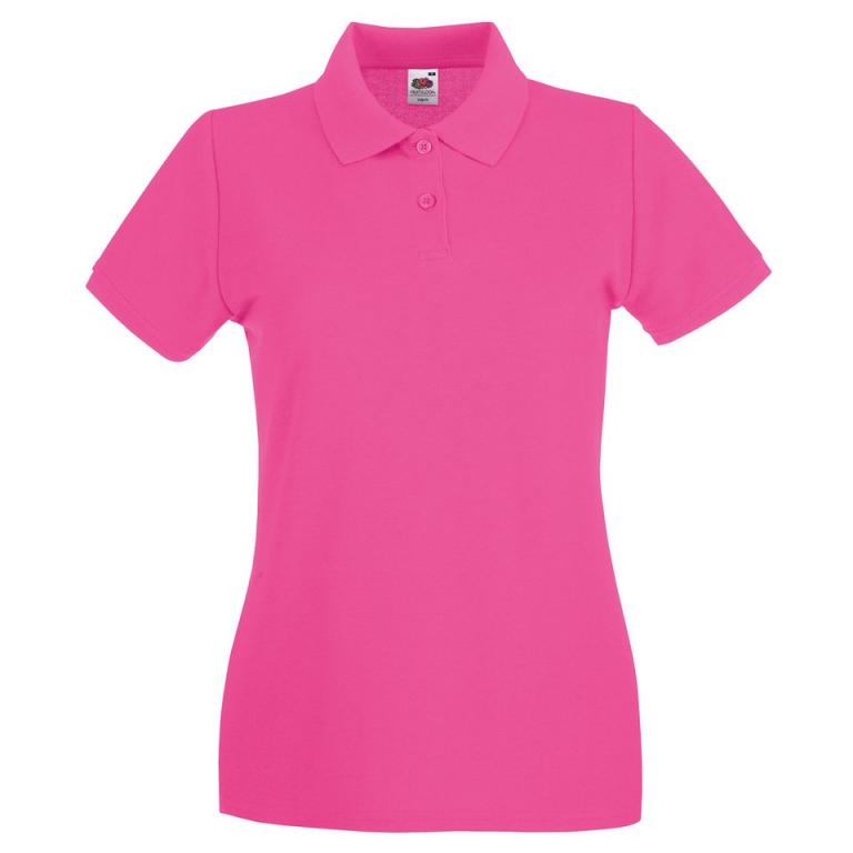 Women's premium polo Fuchsia