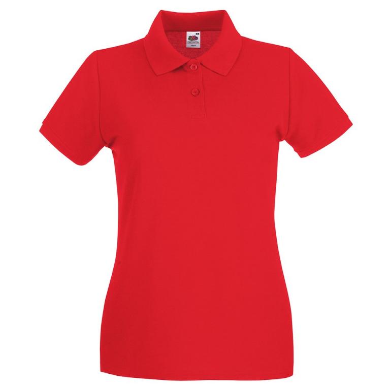 Women's premium polo Red