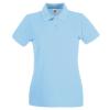 Women's premium polo Sky Blue