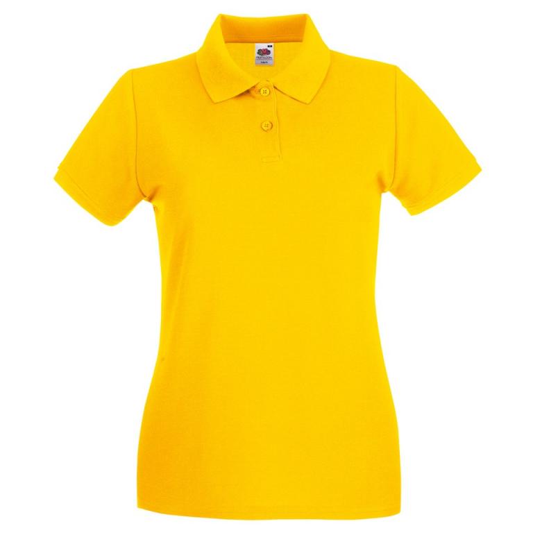 Women's premium polo Sunflower