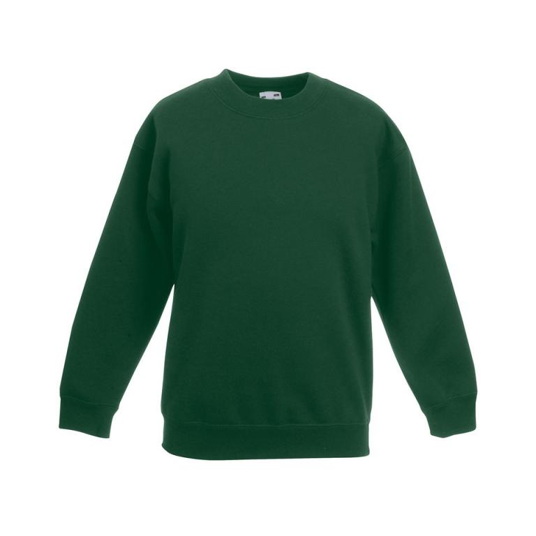 Kids premium set-in sweatshirt Bottle Green