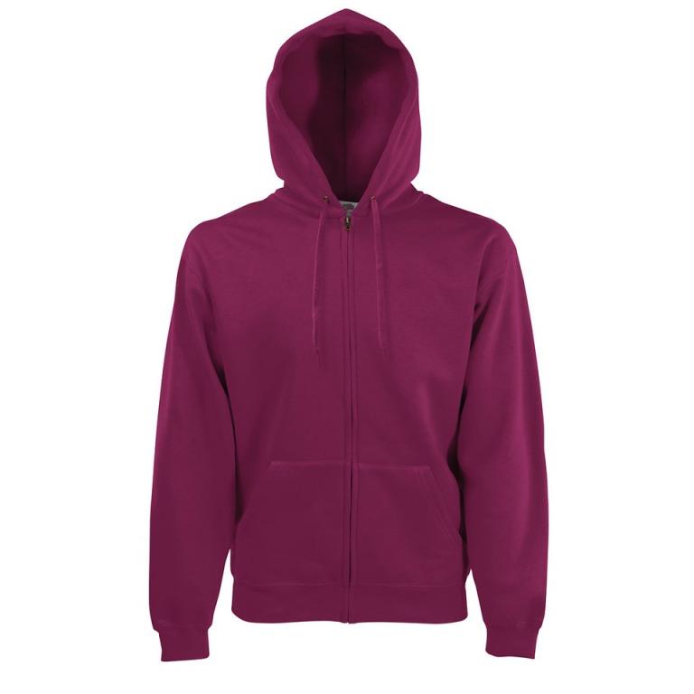 Premium 70/30 hooded sweatshirt jacket Burgundy