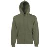 Premium 70/30 hooded sweatshirt jacket Classic Olive