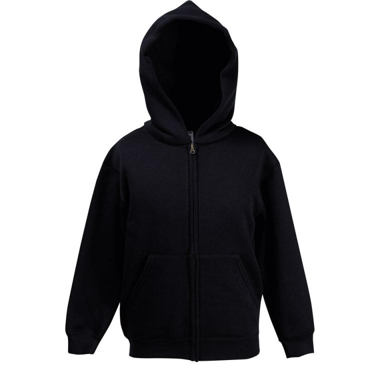 Kids premium hooded sweatshirt jacket Black