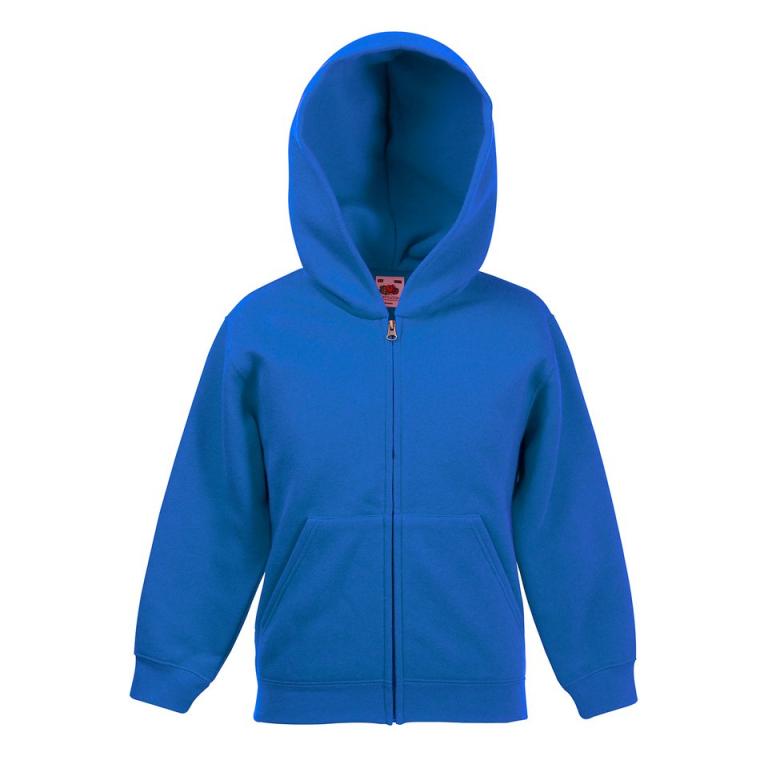 Kids premium hooded sweatshirt jacket Royal Blue