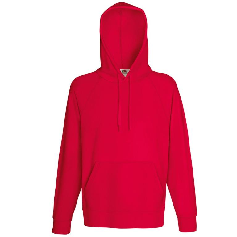 Lightweight hooded sweatshirt Red