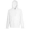 Lightweight hooded sweatshirt White