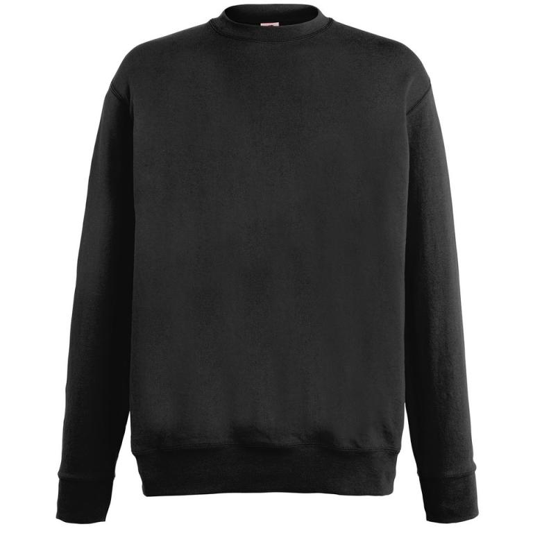 Lightweight set-in sweatshirt Black