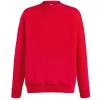 Lightweight set-in sweatshirt Red