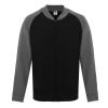 Baseball sweatshirt jacket Black/Light Graphite