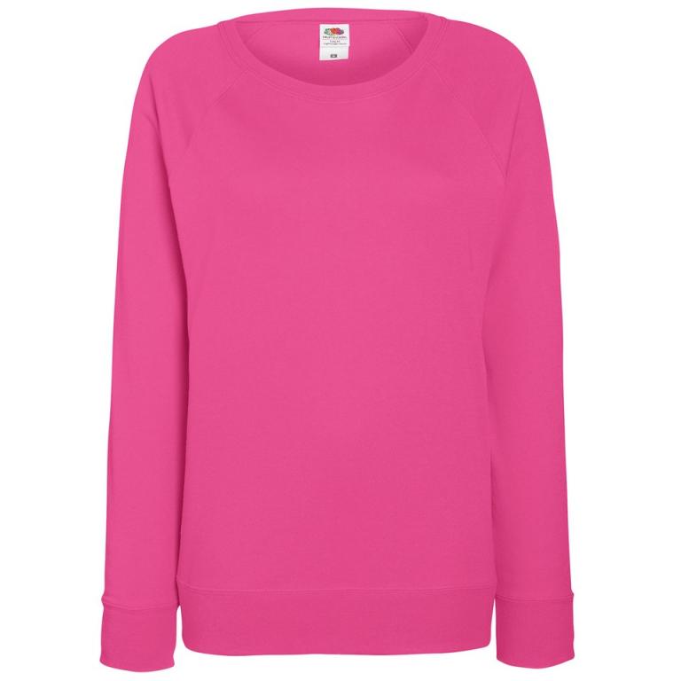 Women's lightweight raglan sweatshirt Fuchsia