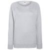 Women's lightweight raglan sweatshirt Heather Grey