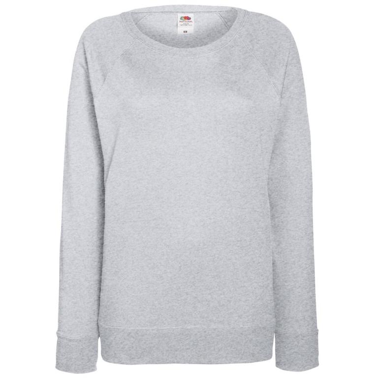 Women's lightweight raglan sweatshirt Heather Grey