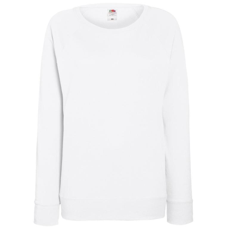 Women's lightweight raglan sweatshirt White