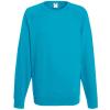 Lightweight raglan sweatshirt Azure Blue