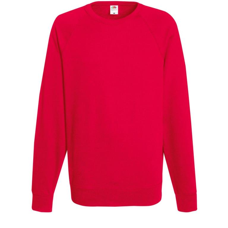 Lightweight raglan sweatshirt Red