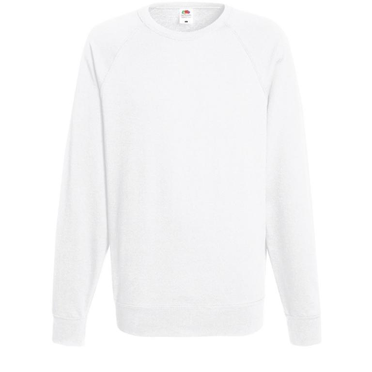 Lightweight raglan sweatshirt White