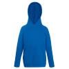 Kids lightweight hooded sweatshirt Royal Blue