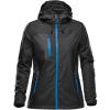 Women's Olympia shell Black/Azure Blue