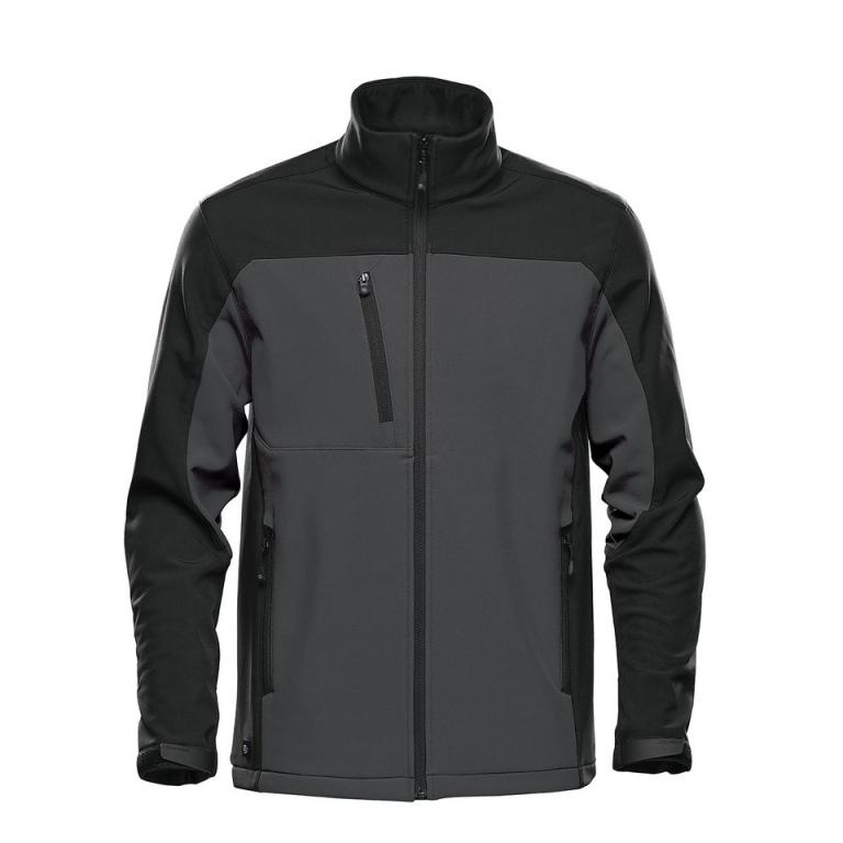 Cascades softshell Dolphin/Black