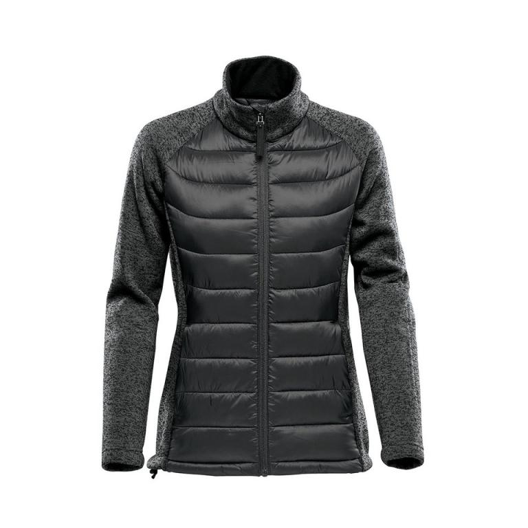 Women’s Narvik hybrid jacket Black/Dolphin Heather