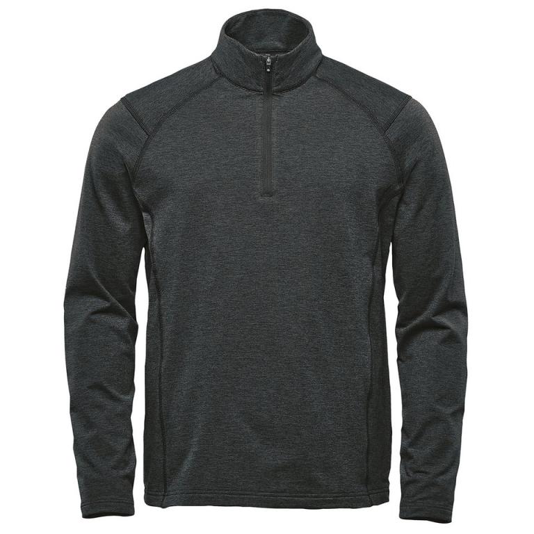 Treeline ¼-zip fleece Black Heather