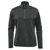 Women’s Treeline ¼-zip fleece Black Heather