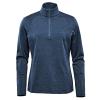 Women’s Treeline ¼-zip fleece Dark Navy Heather