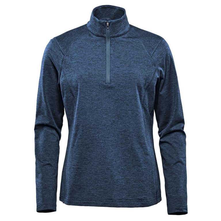 Women’s Treeline ¼-zip fleece Dark Navy Heather