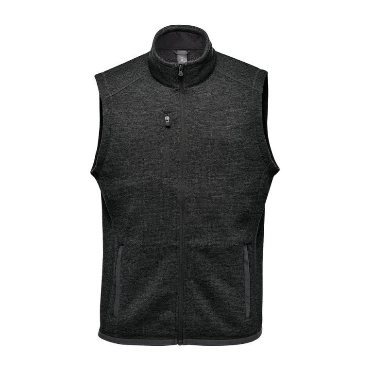 Avalante fleece vest Black Heather