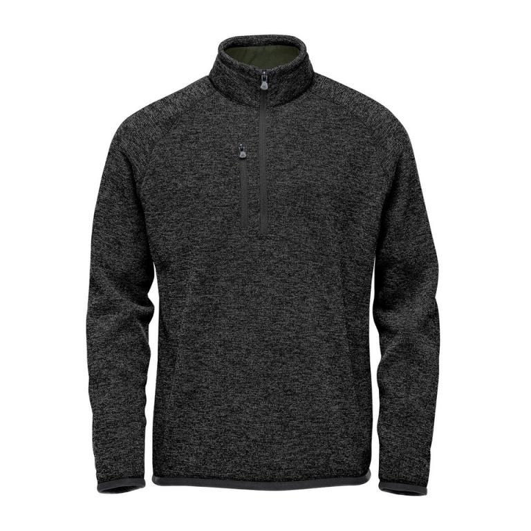 Avalante ¼-zip fleece Black Heather