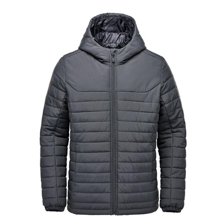 Nautilus quilted hooded jacket Dolphin