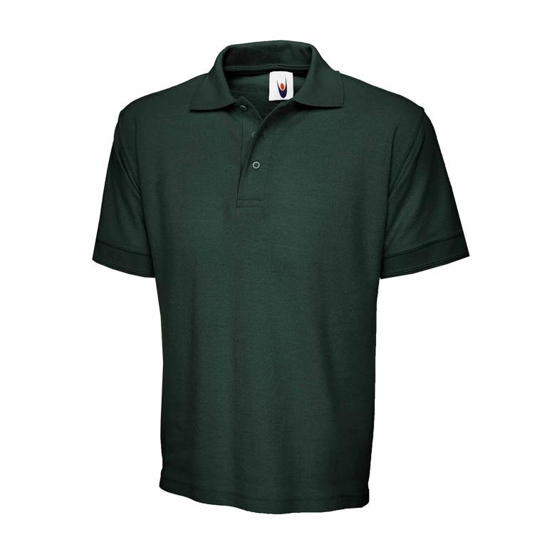 Heavyweight Cotton Poloshirt Bottle Green