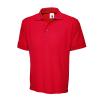 Heavyweight Cotton Poloshirt Red