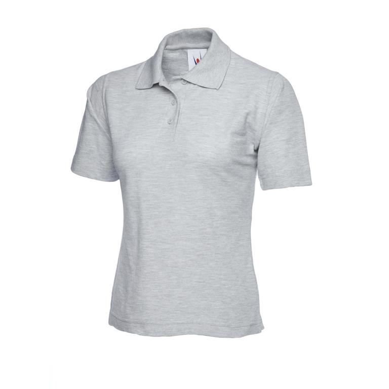 Ladies Classic Poloshirt Heather Grey