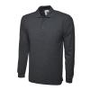 Longsleeve Classic Poloshirt Charcoal