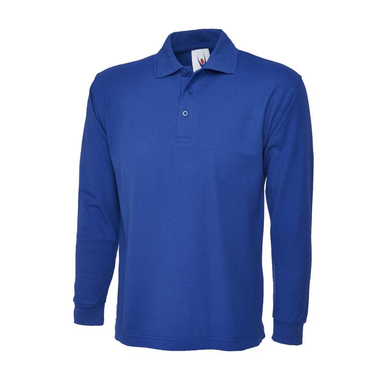 Longsleeve Classic Poloshirt Royal