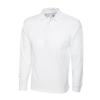 Longsleeve Classic Poloshirt White