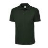 Mens Active Cotton Poloshirt Bottle Green