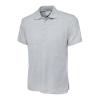 Mens Active Cotton Poloshirt Heather Grey