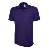 Mens Active Cotton Poloshirt Purple