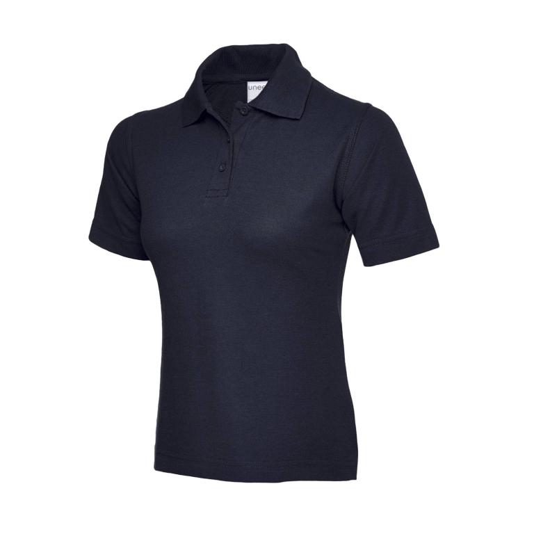 Ladies Active Cotton Poloshirt Navy