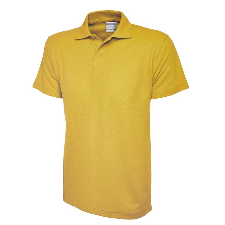 Childrens Active Cotton Poloshirt Yellow