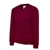 Childrens Classic V-Neck Sweatshirt Maroon