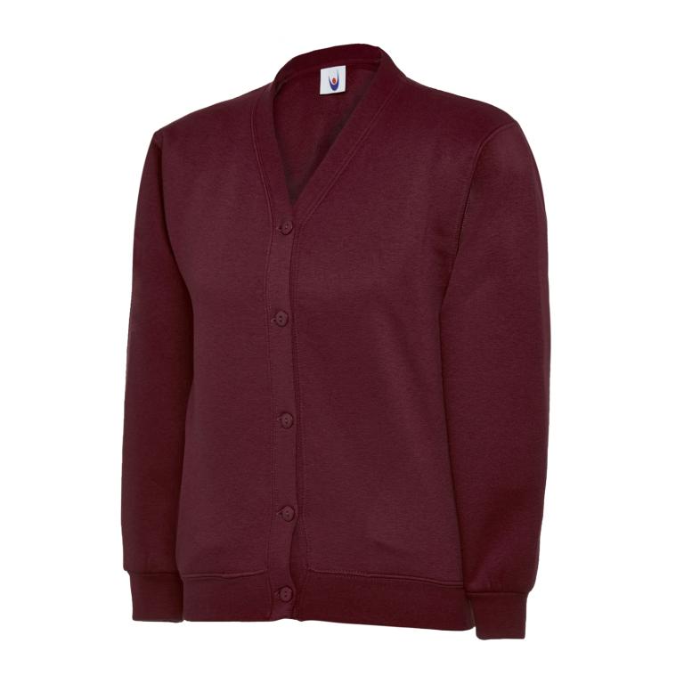 Childrens Classic Cardigan Maroon