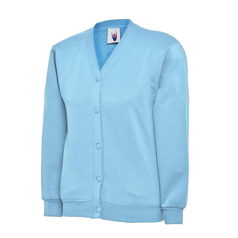 Childrens Classic Cardigan Sky